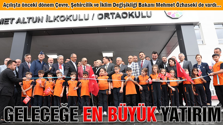 Kocasinan'da ders zili yepyeni bir okulla çaldı Kocasinan'da ders zili yepyeni bir okulla çaldı