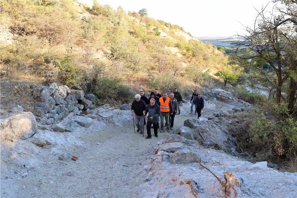 Zincidere Göleti üstü yürüyüş parkurunda ilk adımlar atıldı