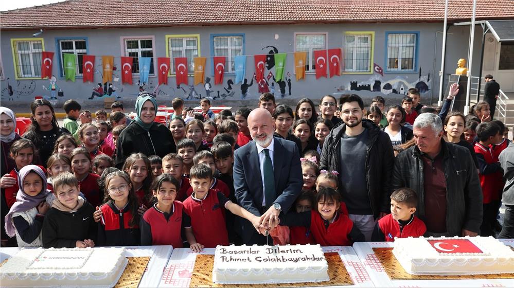 Başkan Çolakbayrakdar, Mahzeminli çocuklarla buluştu Başkan Çolakbayrakdar, Mahzeminli çocuklarla buluştu