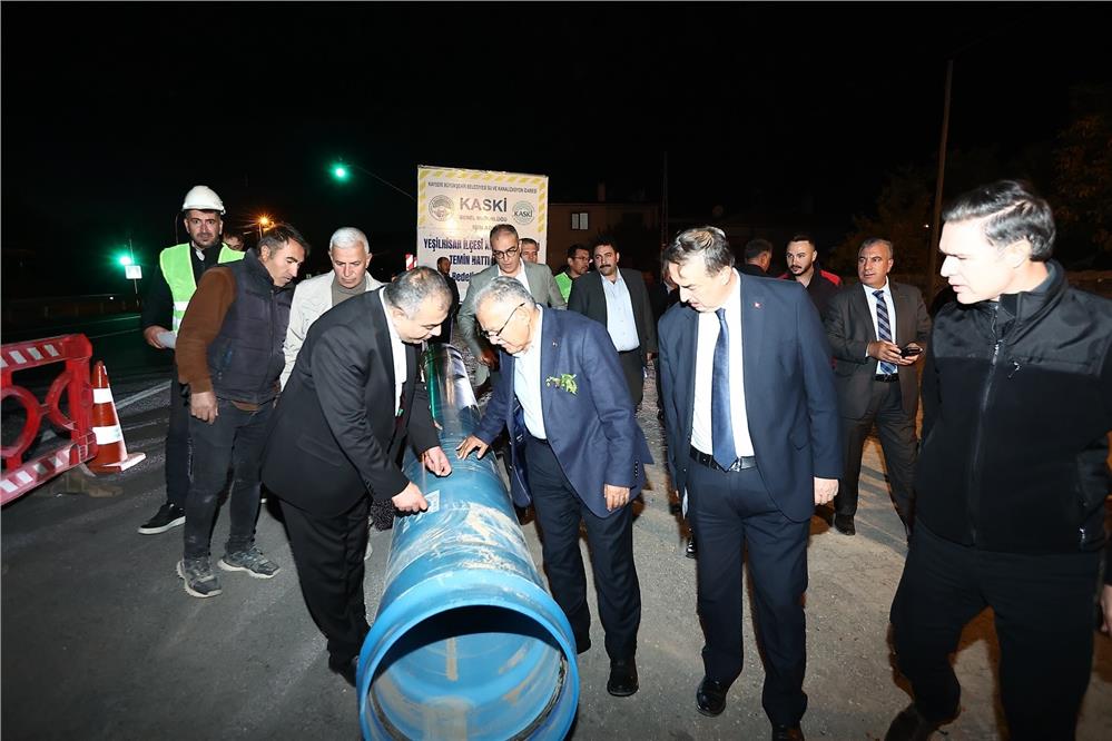 KASKİ, Yeşilhisar'ın su sorununu çözecek KASKİ, Yeşilhisar'ın su sorununu çözecek