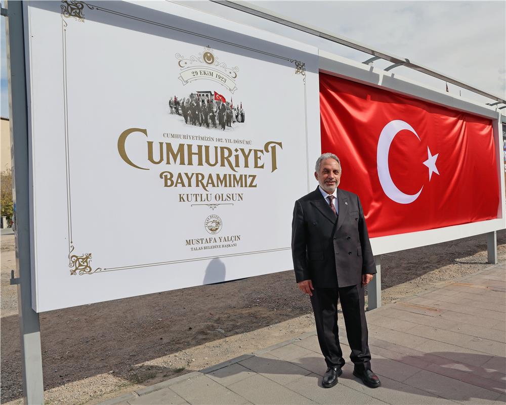 Talas Belediyesi'nden Cumhuriyet Bayramı'na özel konsept