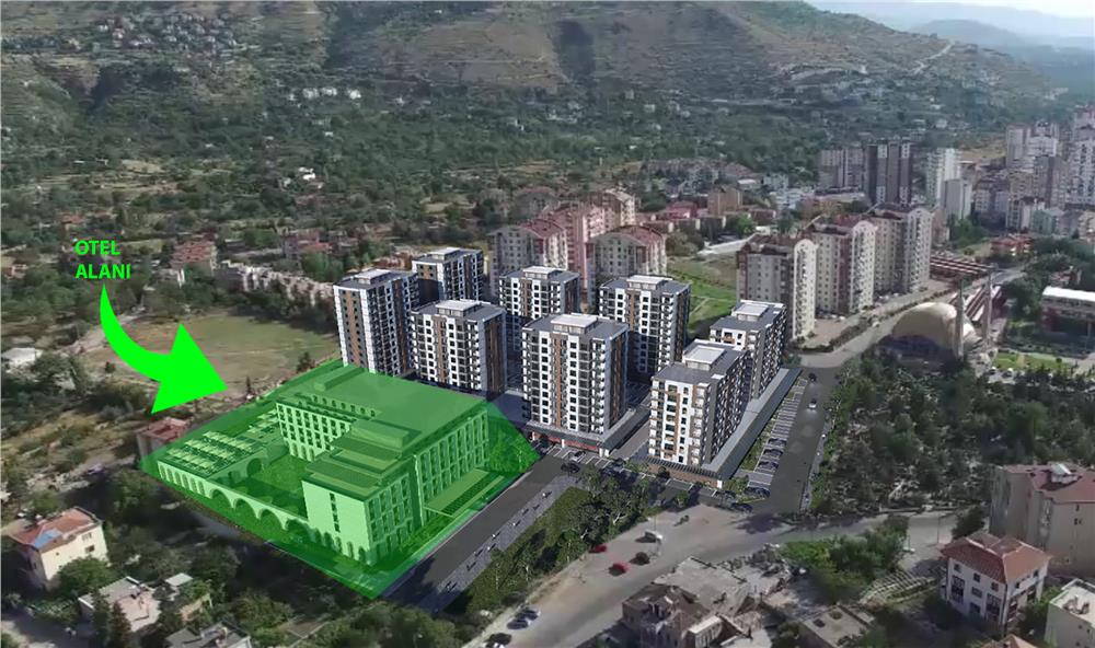 Talas'ta otel, sağlık tesisi ve ticari alanlar için geri sayım Talas'ta otel, sağlık tesisi ve ticari alanlar için geri sayım