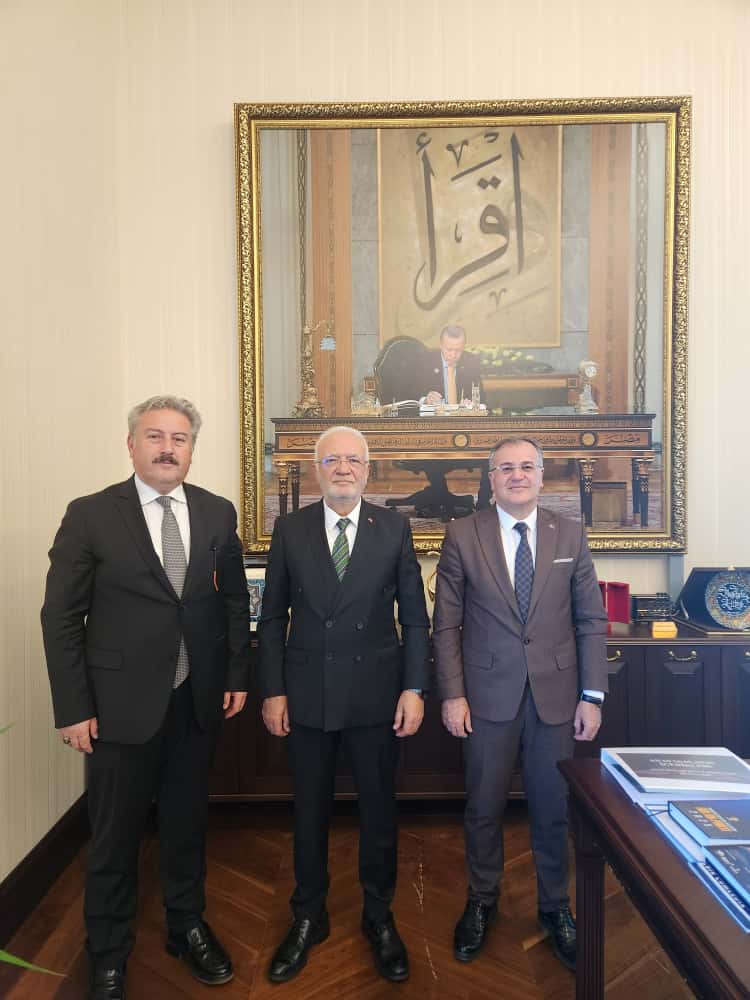 Başkan Özdoğan'dan Elitaş'a ziyaret