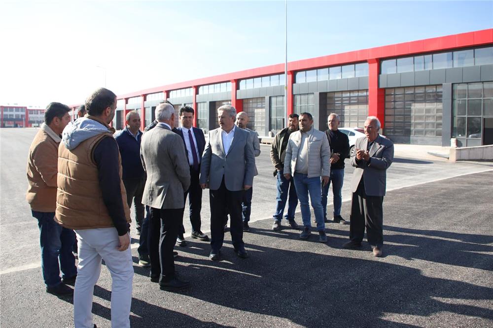 Başkanlar Yeşilyurt Oto Sanayi Sitesi'ni inceledi