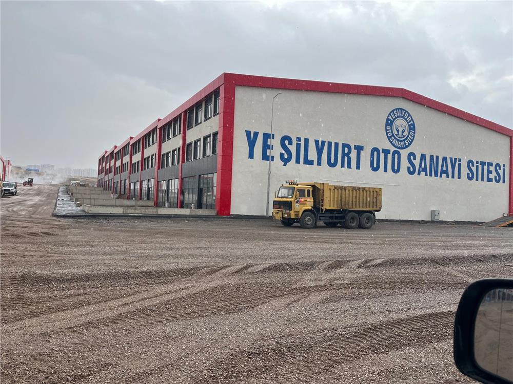 Kayseri'deki Yeşillyurt Oto Sanayi Sitesi'nde sona gelindi