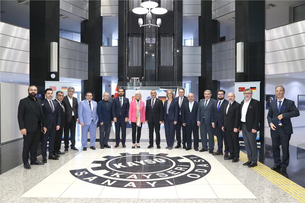 Kayseri'ye gelen Alman Büyükelçi de vize çözümünden yana