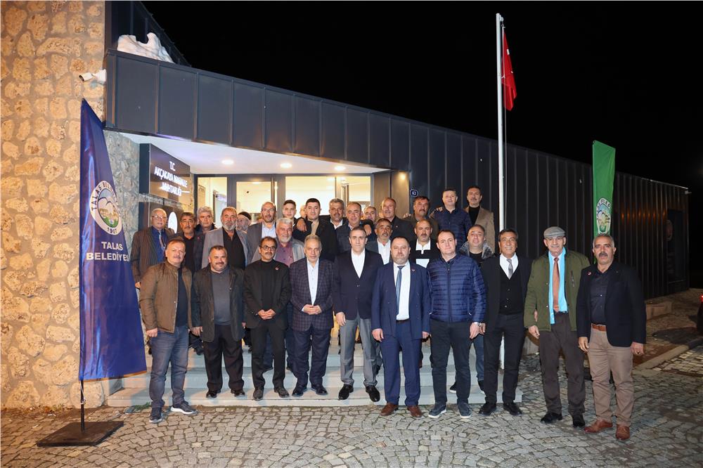 Talas'ta muhtarlar Akçakaya'da buluştu