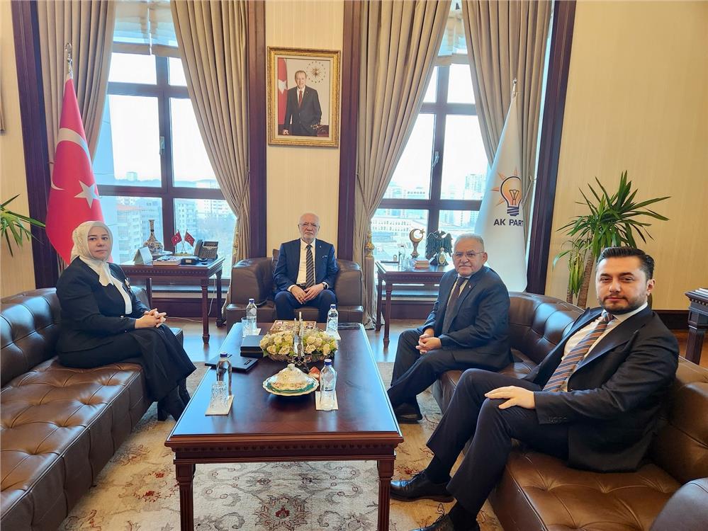 Büyükkılıç, Ankara'da Kayseri için temaslarda bulundu