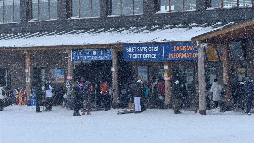 Erciyes'te hafta sonu yoğunluğu
