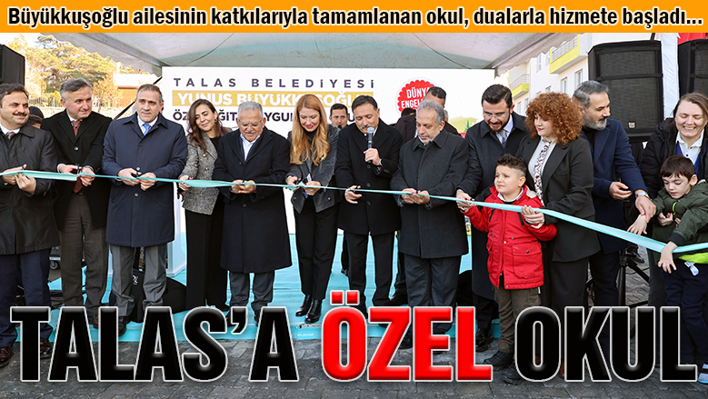 Hayırsever aileden Başkan Yalçın'a Talas teşekkürü