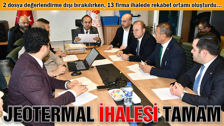 Jeotermal Sera OTB ihalesi tamamlandı
