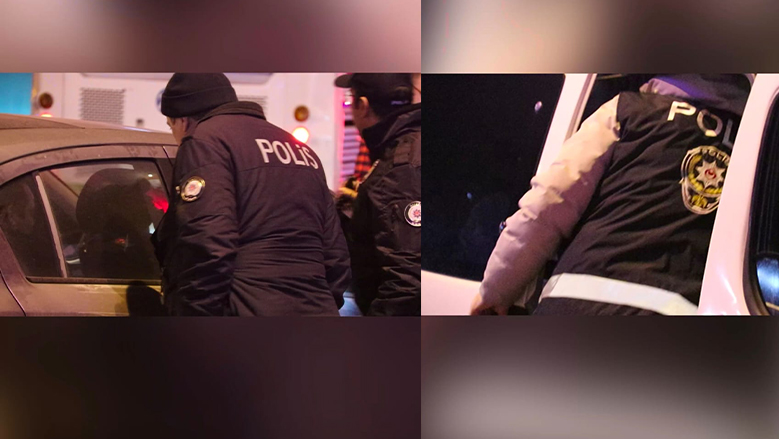 Kayseri polis ekiplerinden eş zamanlı uygulama