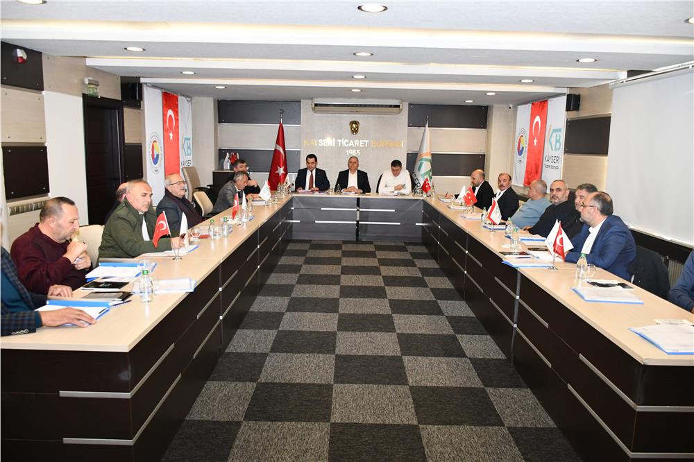 Kayseri Ticaret Borsası son Meclis toplantısını yaptı