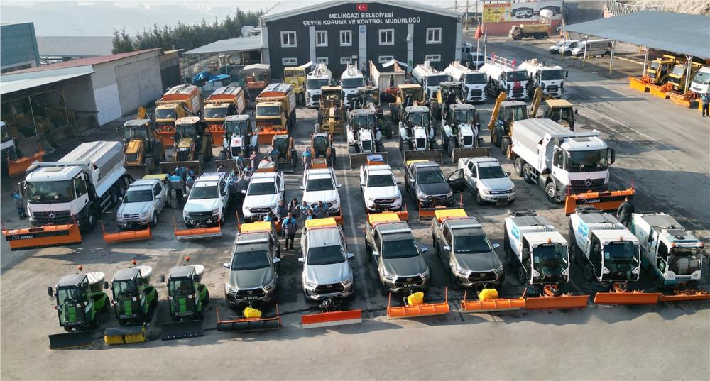 Melikgazi Belediyesi kışa hazır!