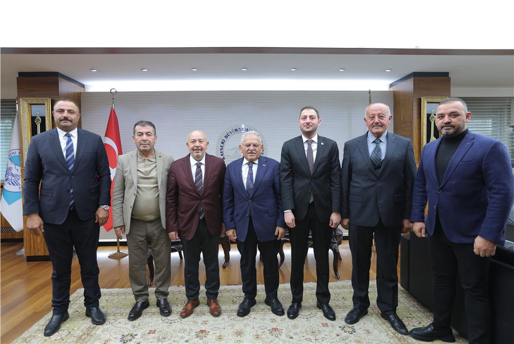 MHP'li heyet Başkan Büyükkılıç'ı ziyaret etti