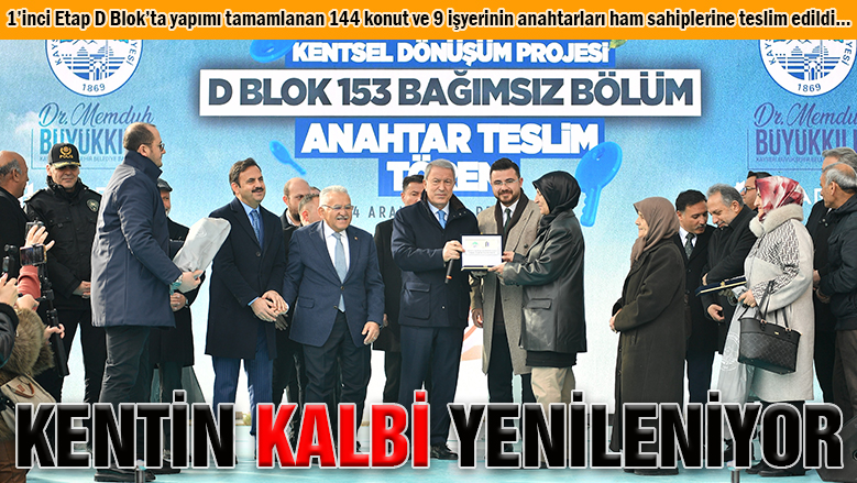Sahabiye'de 153 aile daha güvenli yapıya kavuştu