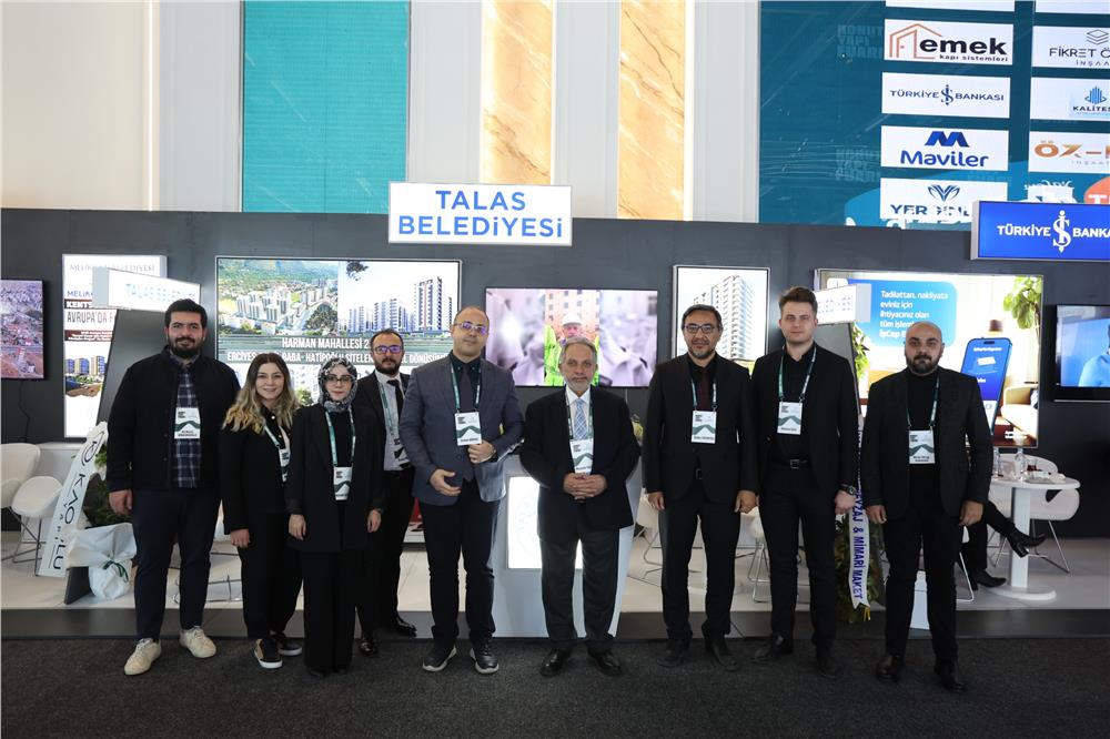 Yapı Fuarı'nda Talas standına yoğun ilgi gösterildi