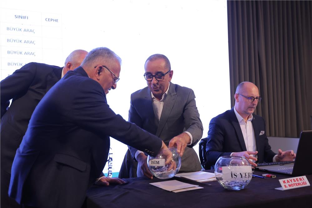 Yeşilyurt Oto Sanayi Sitesi'nde kuralar çekildi