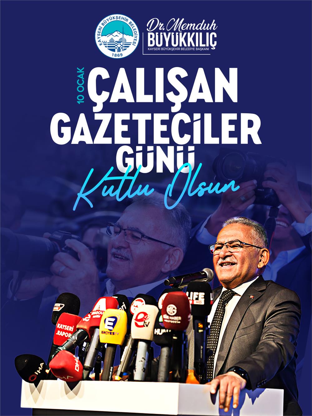 Başkan Büyükkılıç: Basın, demokrasinin vicdanıdır