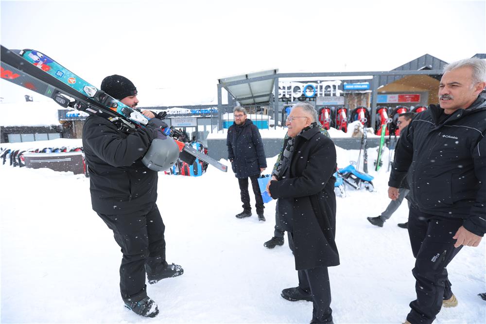 Büyükkılıç, Türkiye'nin kış turizminde amiral gemisi Erciyes'te