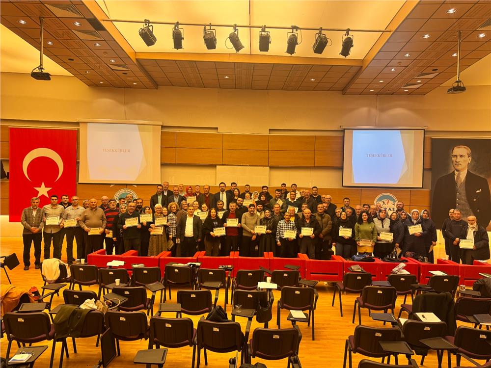 Kayseri'de 87 kursiyer organik tarım sertifikası aldı