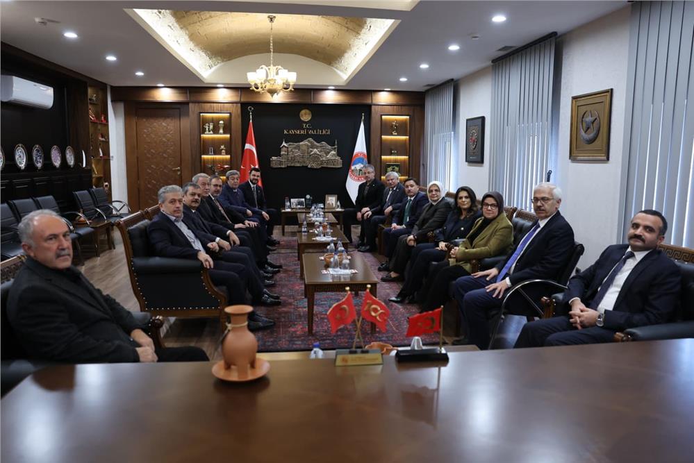 TBMM Engelli Bireylerin Sorunlarını Araştırma Komisyonu’ndan Vali Çiçek’e ziyaret