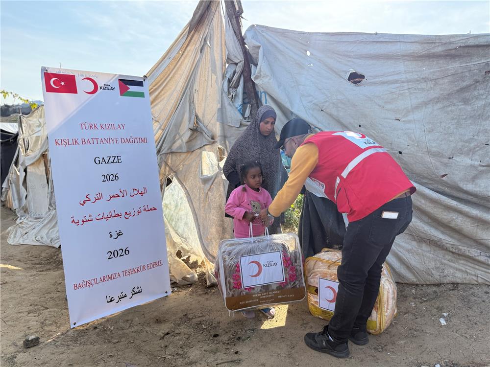 Türk Kızılay, Gazze'de yardımlarını sürdürüyor
