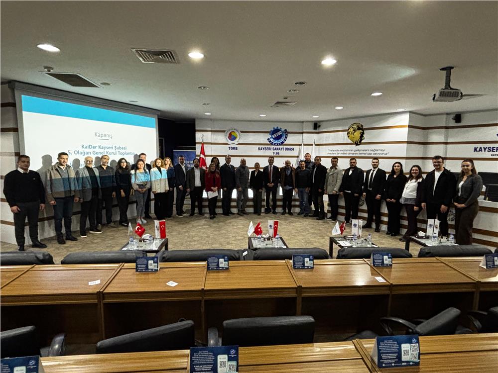 Kalder Kayseri 5. Mali Genel Kurulu gerçekleştirildi
