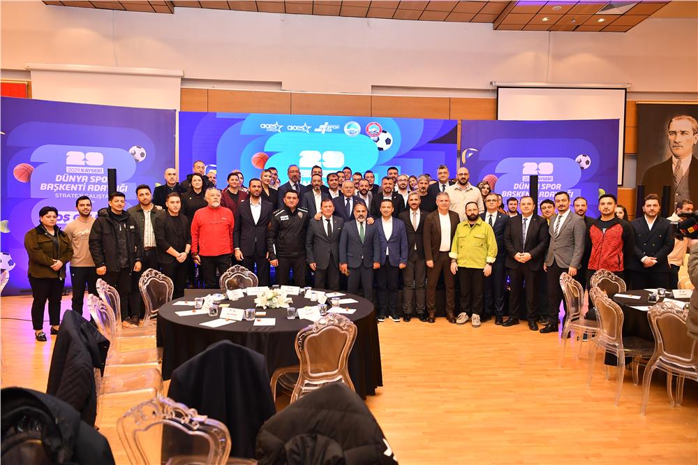 Kayseri, 2029 Dünya Spor Başkenti yolunda ilerliyor