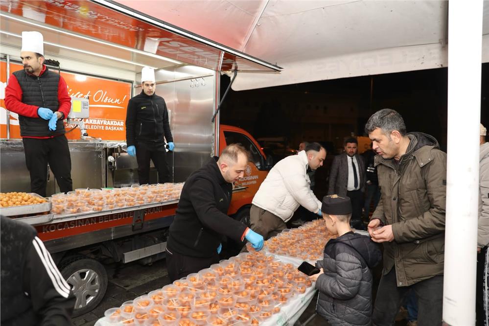 Kocasinan'da Ramazan'ın bereketi ikram lokması ile tatlanıyor