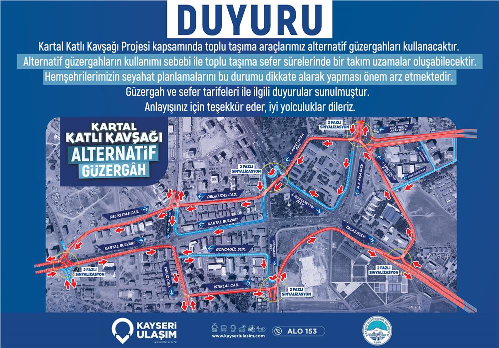 Kayseri ulaşımında yeni dönem başlıyor