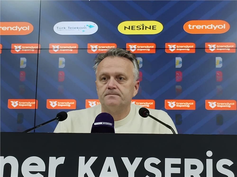Kayserispor Teknik Direktörü Moe: Yakaladığımız fırsatları değerlendiremedik