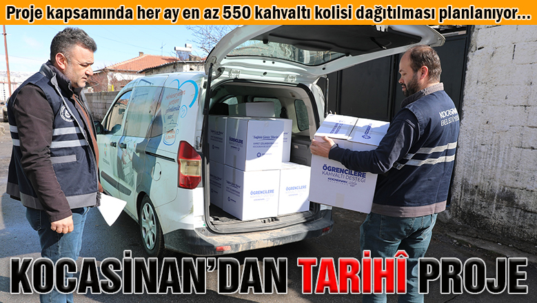 Kocasinan Belediyesi'nden öğrencilere ücretsiz kahvaltı desteği