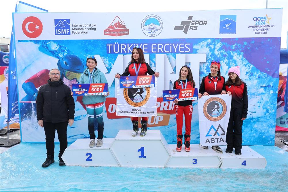 Uluslararası Erciyes Dağ Kayağı Yarışması sona erdi