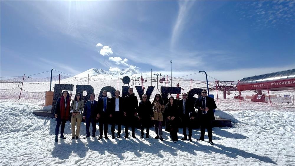 Belçika Heyeti, Erciyes'e hayran kaldı