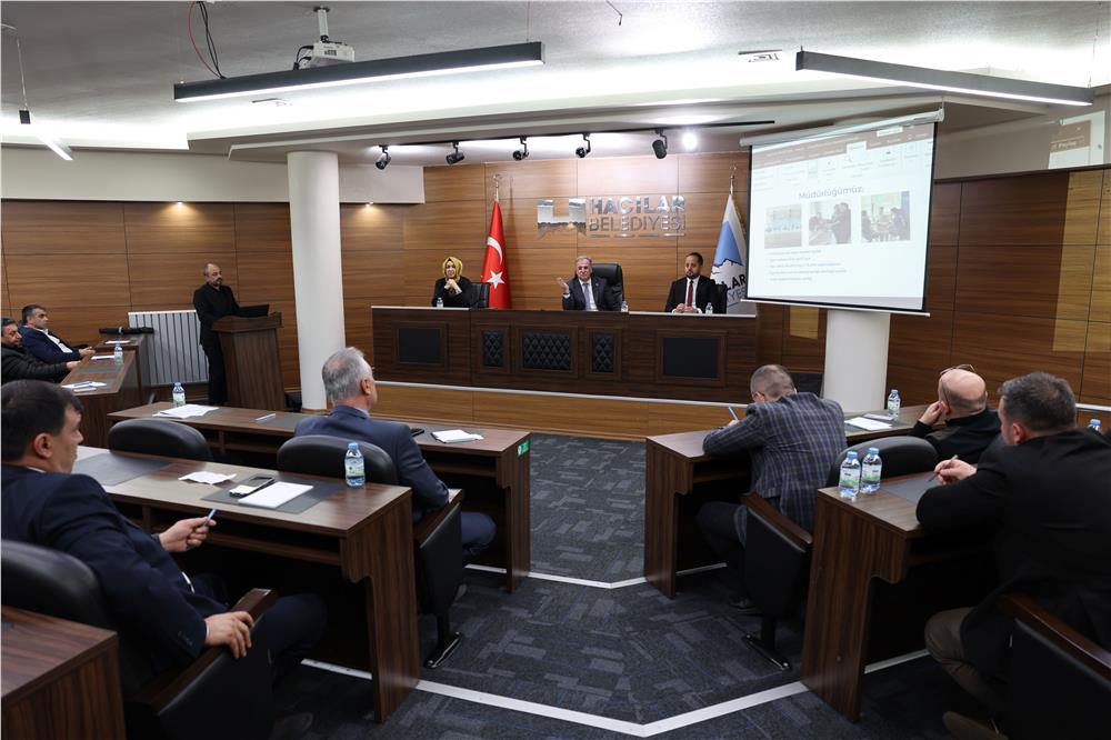 Hacılar'da son bir yıllık çalışmalar masaya yatırıldı