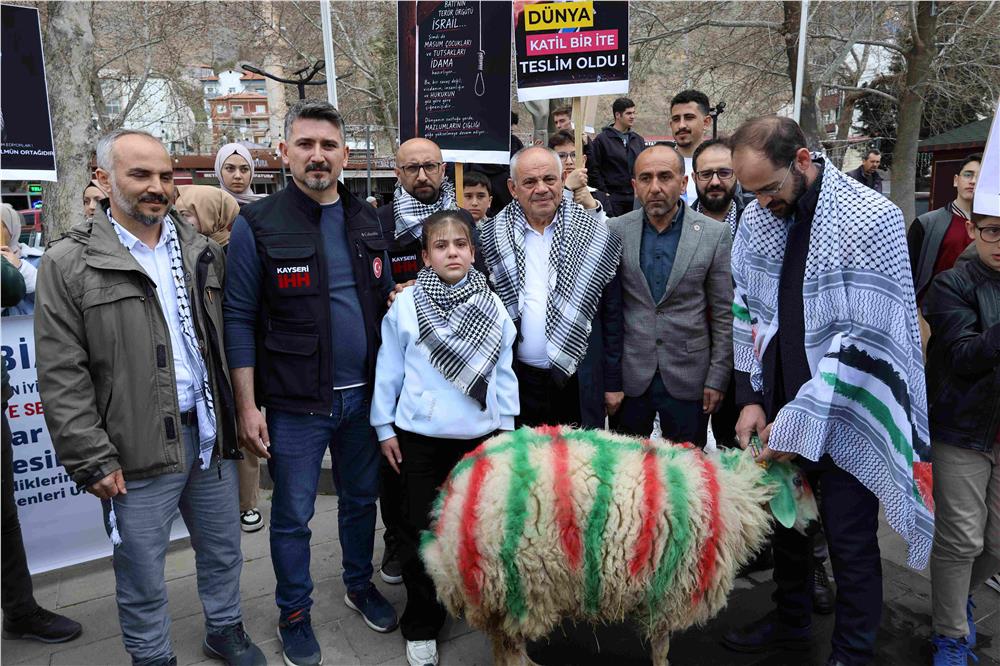 Yahyalı'da Gazze için iyilik direnişi