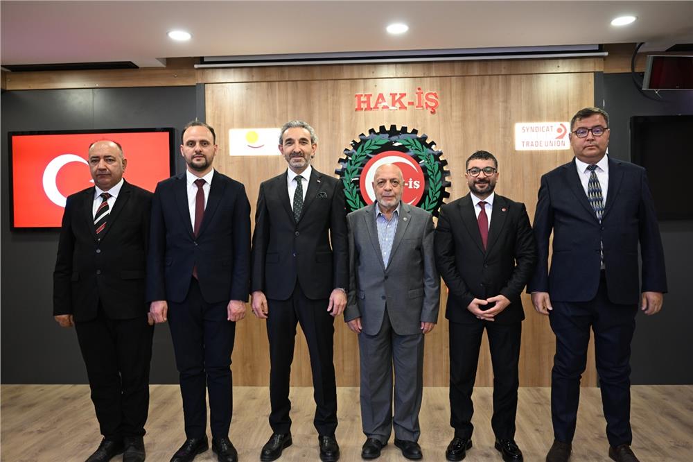 Başkan Yavuz ve yönetimi Genel Başkan Arslan'ı ziyaret etti