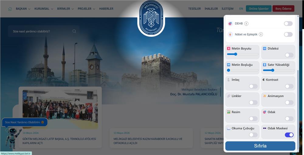 Engelsiz dijital dönüşüm Melikgazi'de başladı