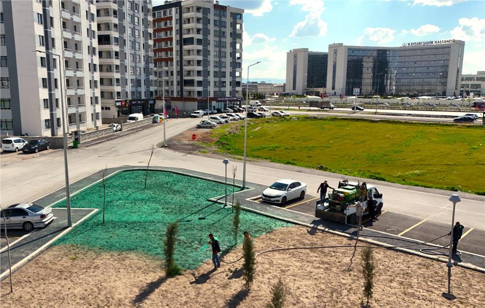 Kayseri Şehir Hastanesi etrafına 4 yeni yeşil alan