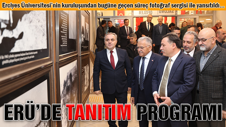 Rektör Altun, ERÜ'de yürütülen çalışmaları anlattı