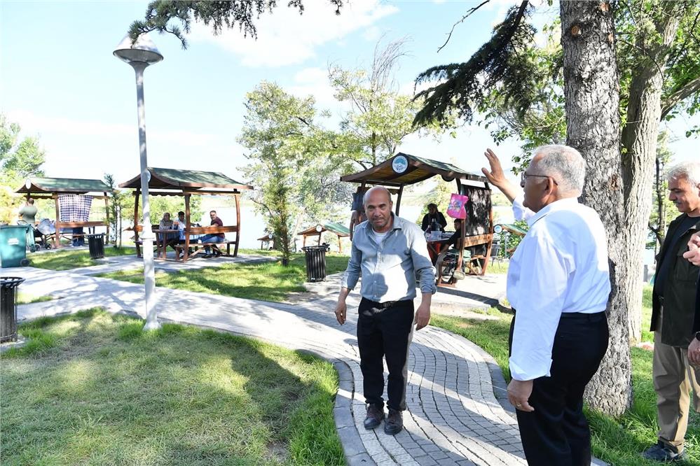 Kayserililer hafta içinde bile Sarımsaklı Mesire Alanı