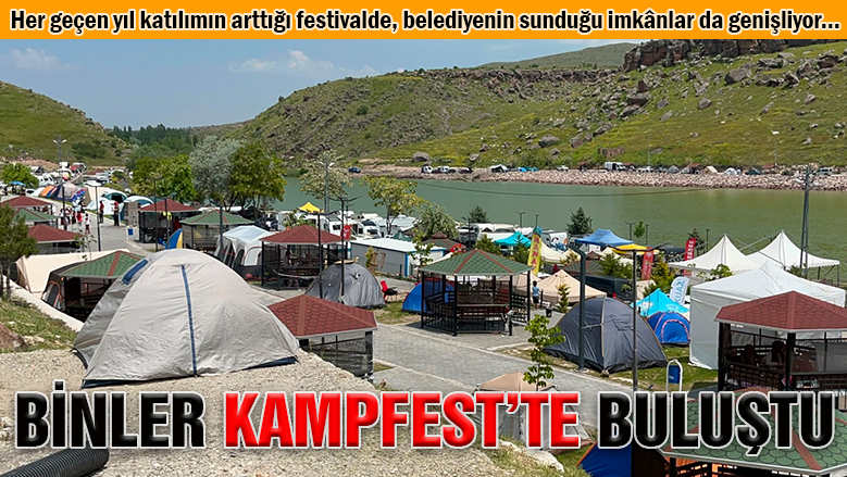 Binlerce insan İncesu Kampfest'te buluştu