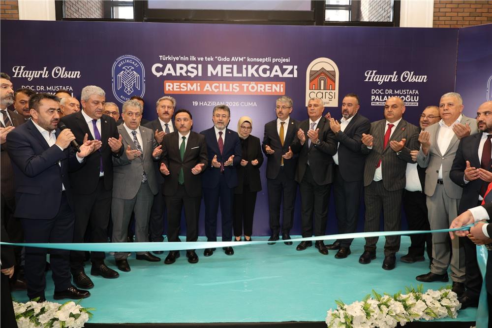 Çarşı Melikgazi, Bakan Yumaklı'nın katılımıyla resmen açıldı