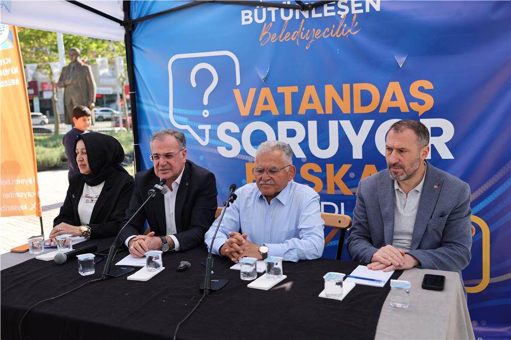 Hacılar'da vatandaş sordu, başkanlar cevapladı
