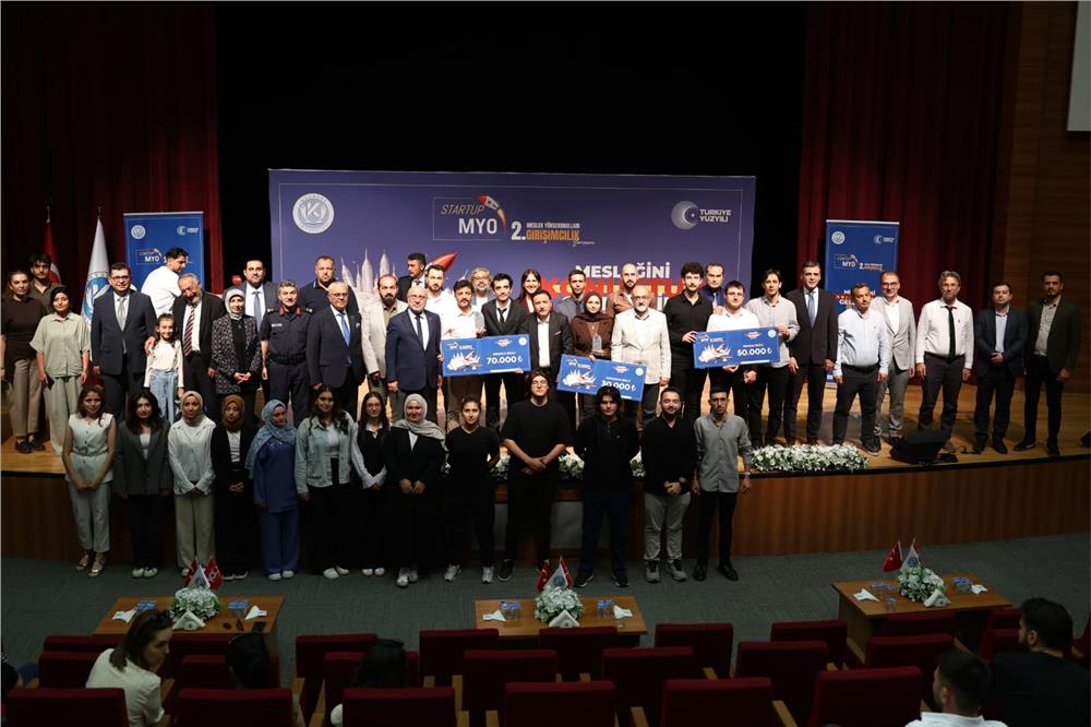 KAYÜ’de StartUpMYO 2026 Proje Yarışması’nın finali gerçekleştirildi