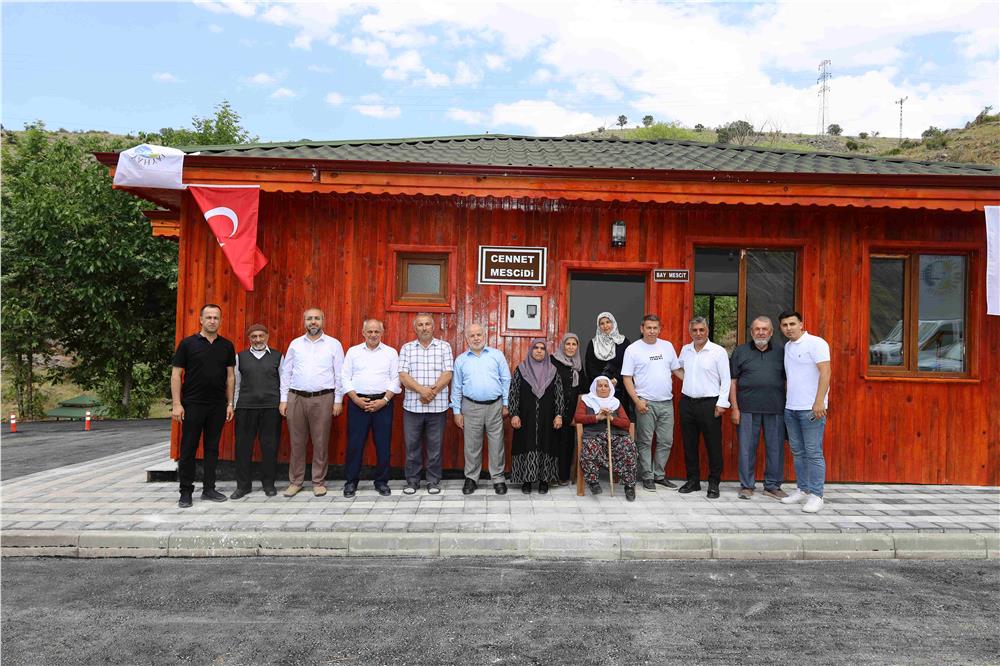 Büyükpınar Mesire Alanı Cennet Mescidi ibadete açıldı