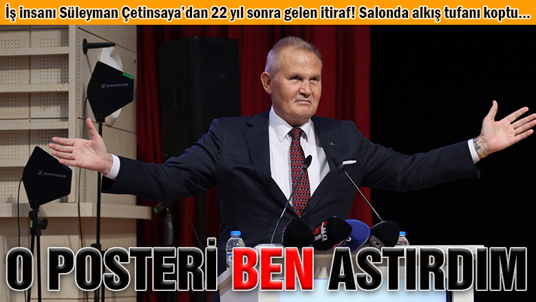 Çetinsaya: Erdoğan