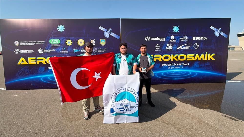 Kayseri Büyükşehir'in teknoloji desteği uluslararası başarıya dönüştü