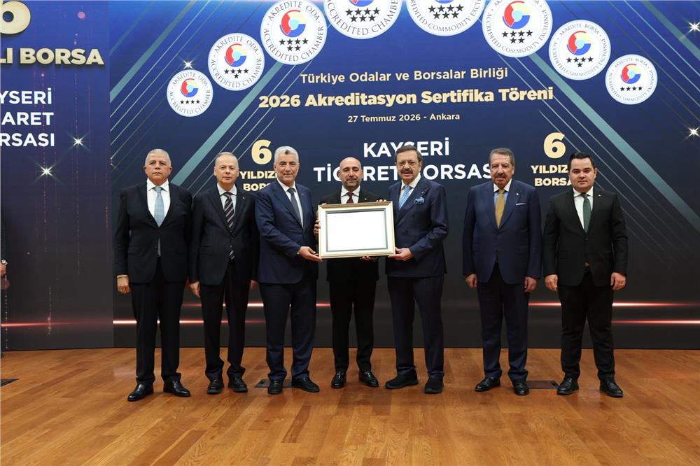Kayseri Ticaret Borsası'ndan büyük başarı